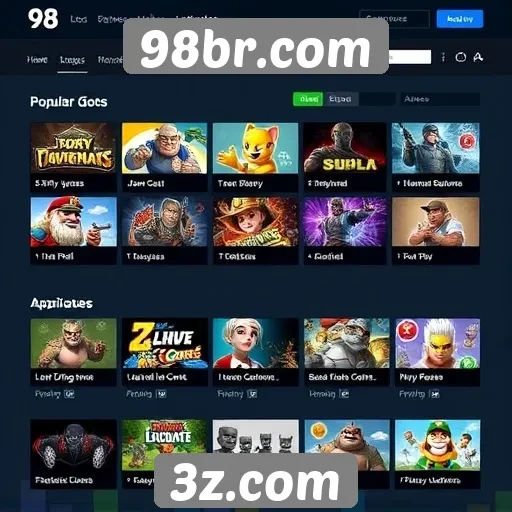 Análise da popularidade dos jogos no 98br.com