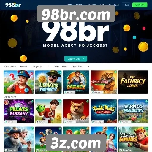 Análise da variedade de jogos disponíveis no 98br.com